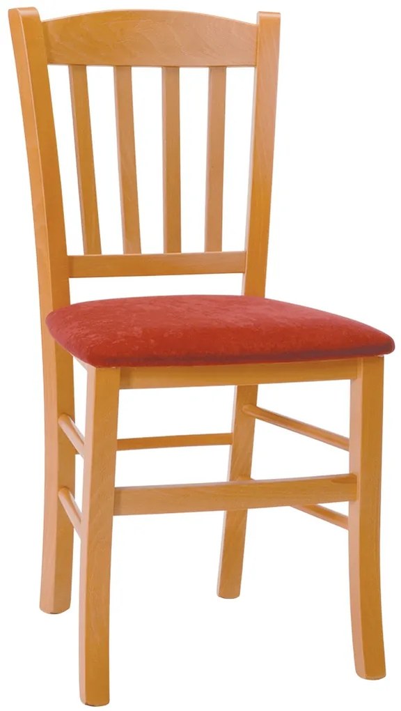 Stima stolička VENETA - zákazkové látky Odtieň: Biela, Látka: MIRON terracotta 22