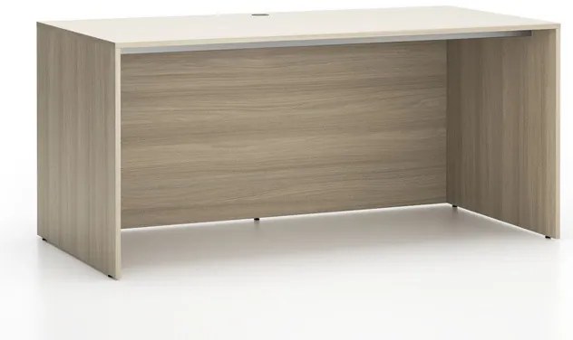 Kancelársky písací stôl SEGMENT, 162x80 cm, dub prírodný