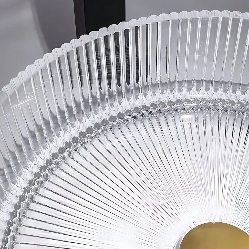 Rea Ingrid, sklenené umývadlo na dosku 360x360x120 mm, číra, REA-U8522