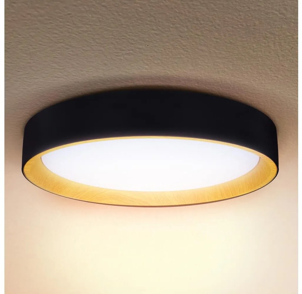Brilagi-LED Stmievateľné svietidlo LARIOS LED/48W/230V 3000-6500K ø 39 cm čierna+DO
