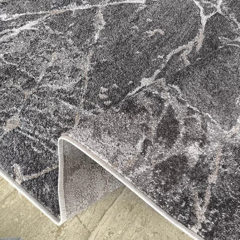 DY Sivý koberec s mramorovým vzorom Panamero 25 Rozmer: 60x100 cm
