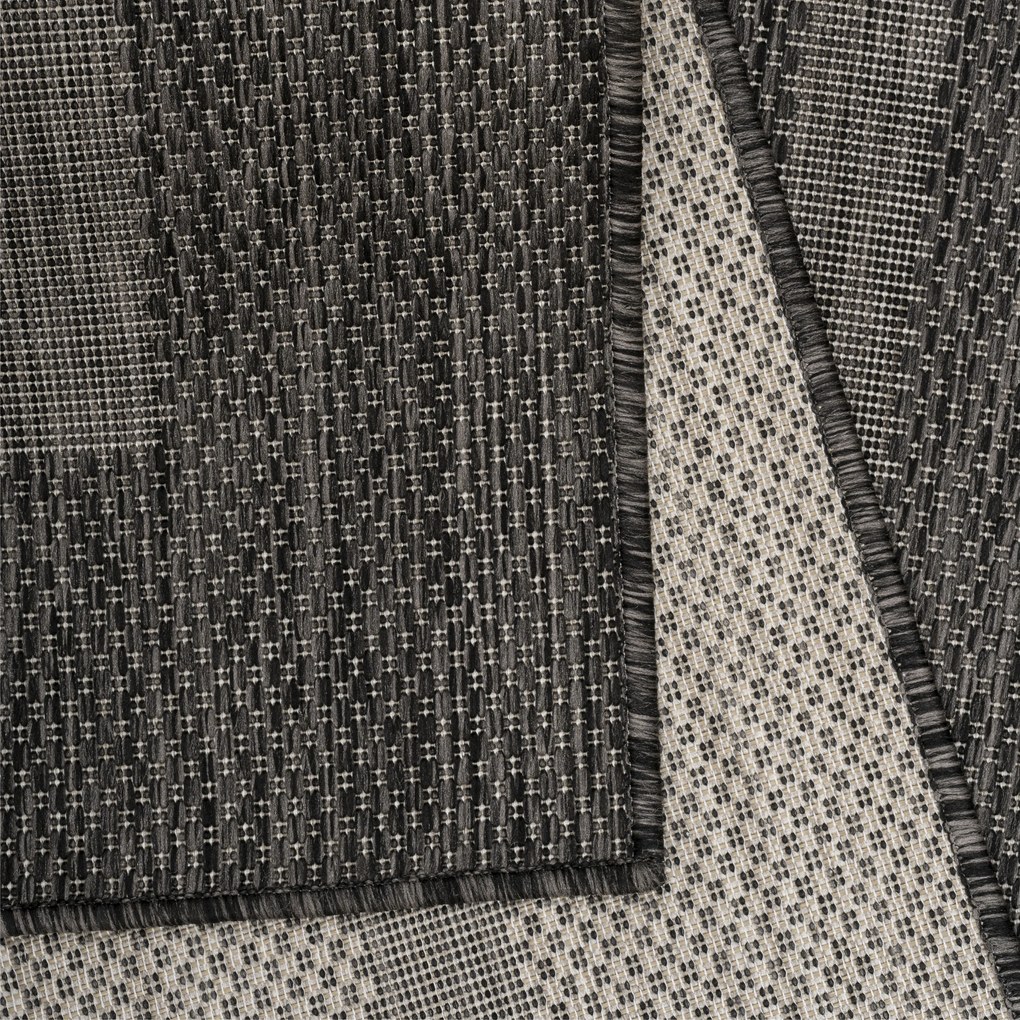 Ayyildiz, Kusový koberec Relax 4311 Black, 160x230, čierna, chodba / predsieň