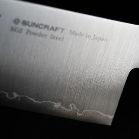 nůž Santoku 165 mm - Suncraft SENZO PROFESSIONAL SG2 Powder Steel