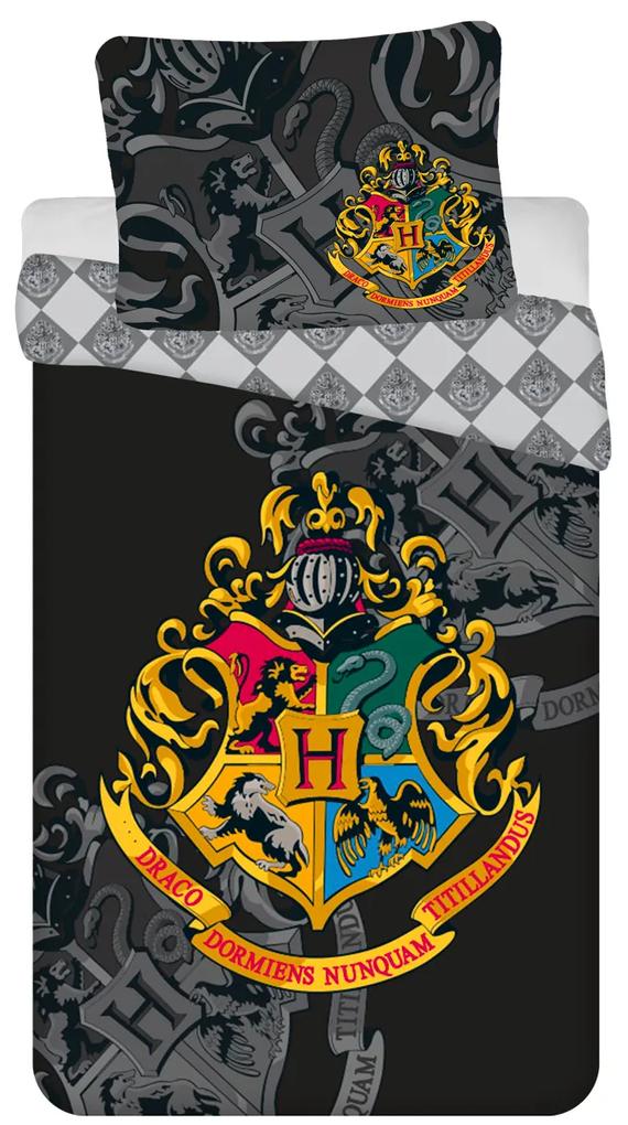 Jerry Fabrics Bavlnené obliečky 140x200 + 70x90 cm - Harry Potter