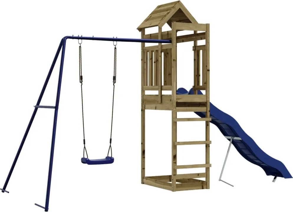 vidaXL Vonkajšia súprava na hranie impregnovaná borovica