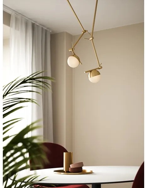 Nordlux - Nástenná lampa CONTINA 1xG9/5W/230V mosadz