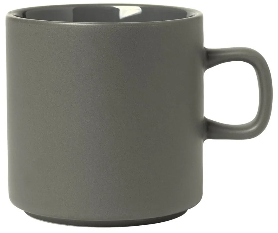 Sivý hrnček na čaj Blomus Pilar, 250 ml