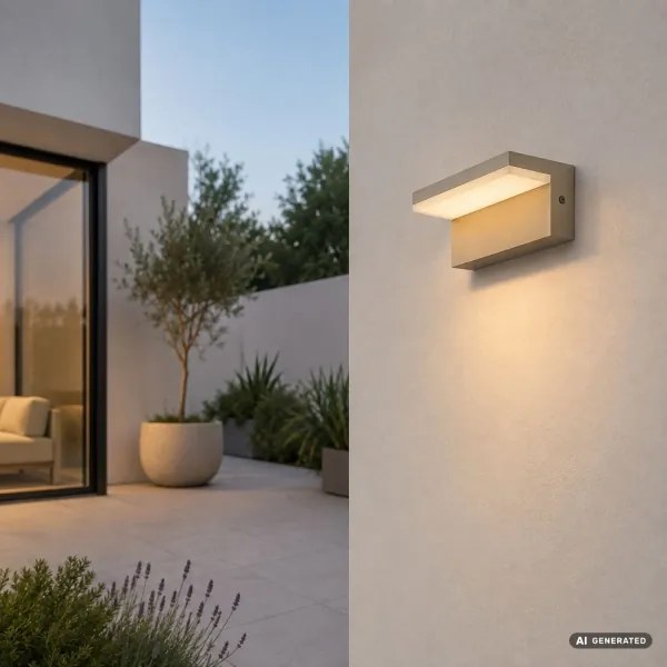Rabalux 77219 - LED vonkajšie nástenné svietidlo ZARAGOZA LED/9W/230V IP54 béžová