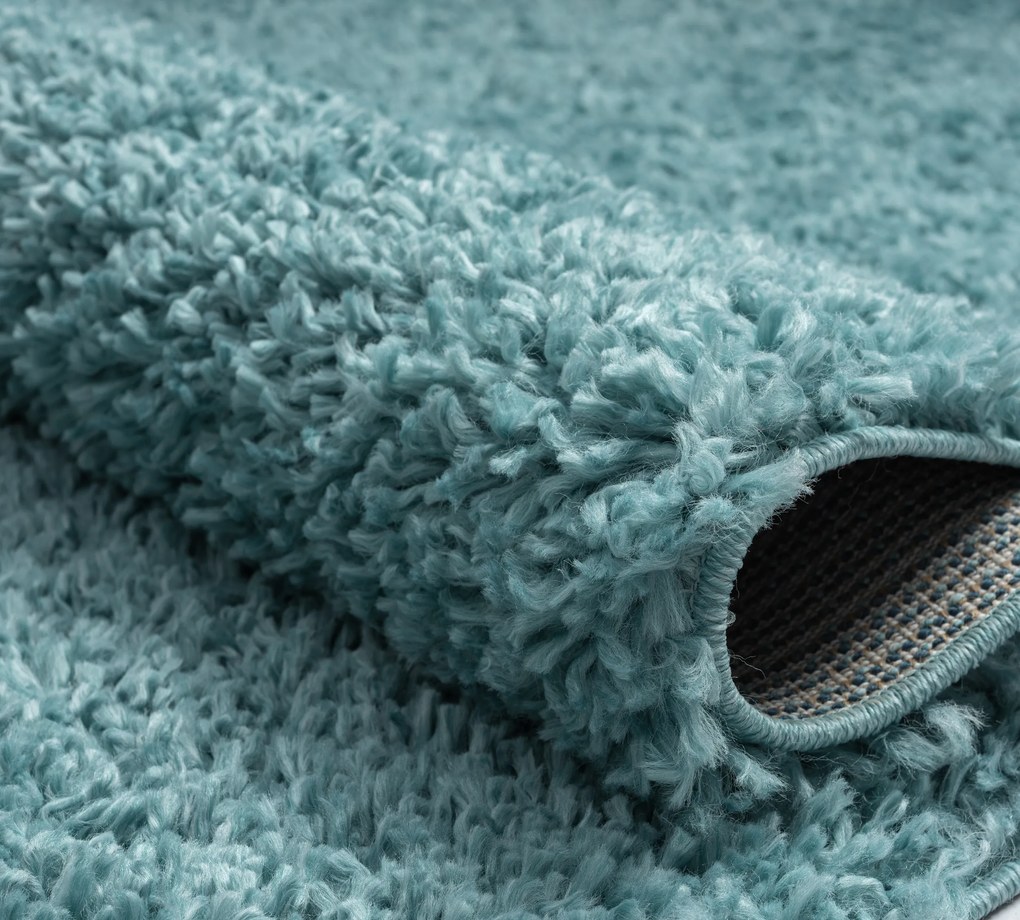 Behúň My Shaggy hellblau, 80x300, modrá, chodba / predsieň, My Flair