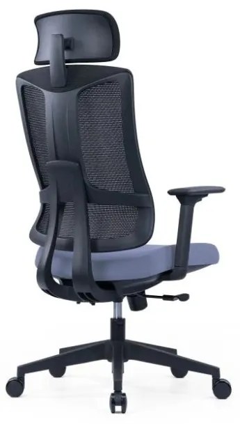 Kancelárska ergonomická stolička SLIDE — látka, sieť, viac farieb Červená