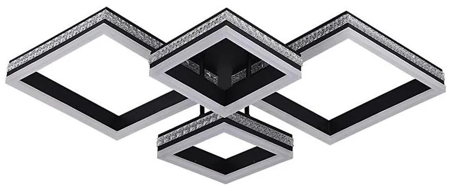 LED stmievateľný prisadený luster LED/175W/230V 3000-6500K + diaľkové ovládanie