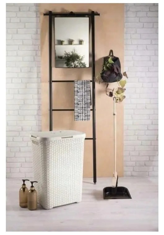 Svetlokrémový kôš na bielizeň Curver Hamper, 60 l