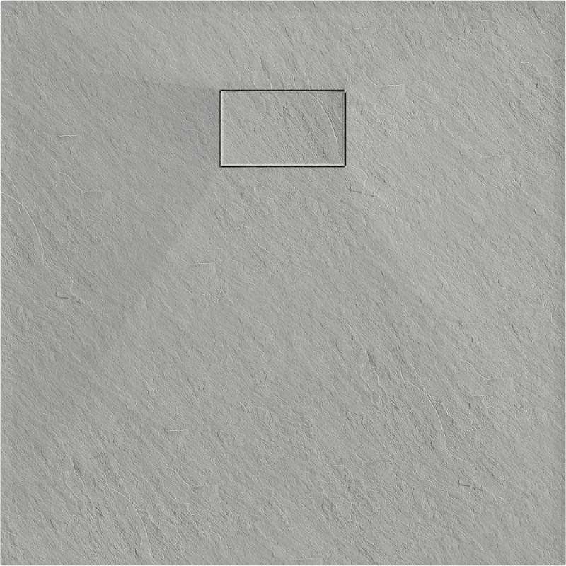 Mexen Hugo, SMC štvorcová sprchová vanička 80 x 80 cm, šedá, 42618080