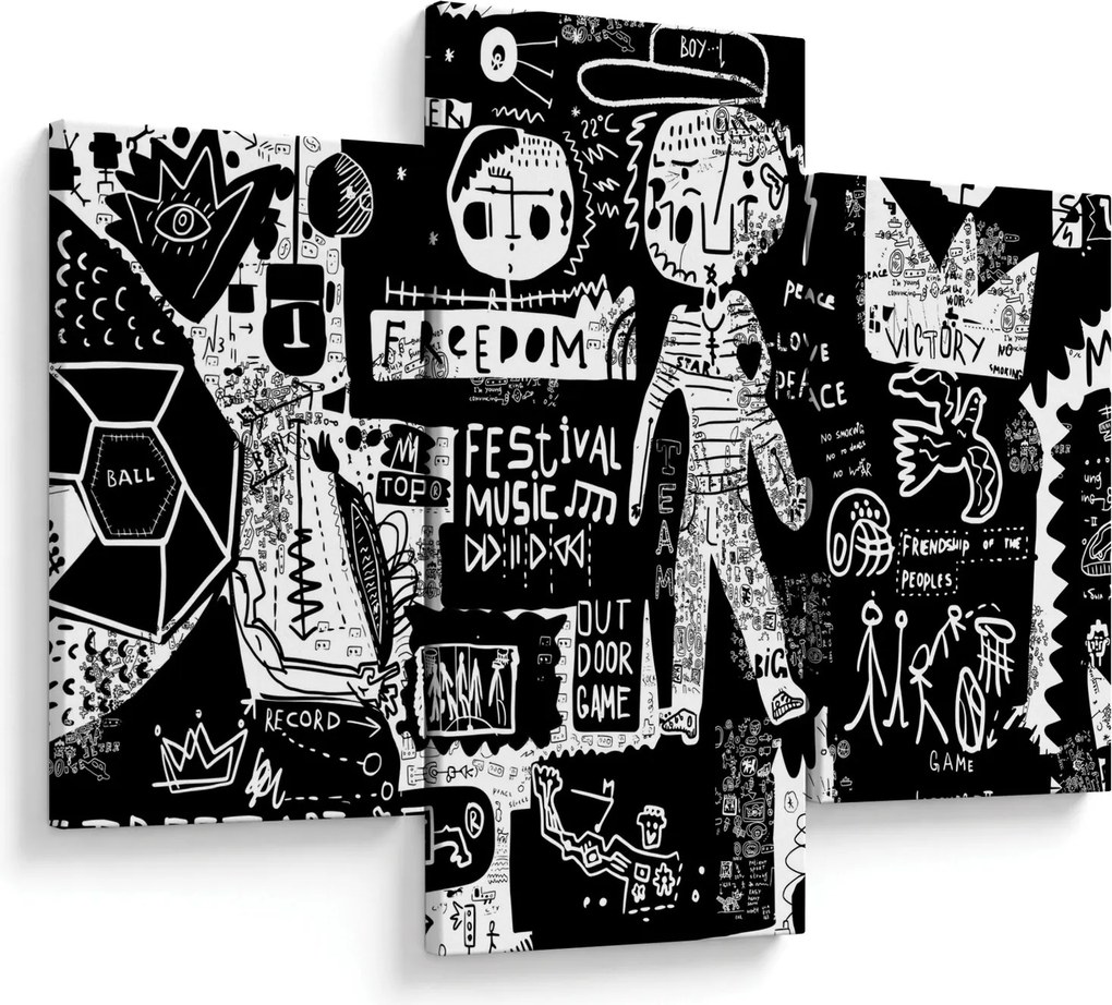 Obraz - Graffiti (90x60 cm)