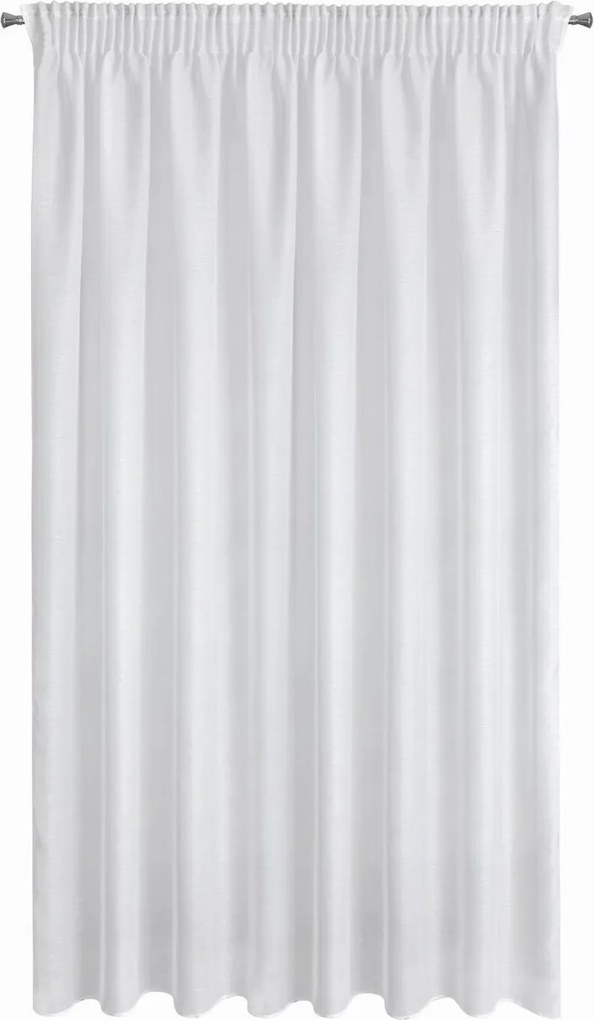 ZÁCLONA NA PÁSKE REBECCA 300X270 CM BIELA