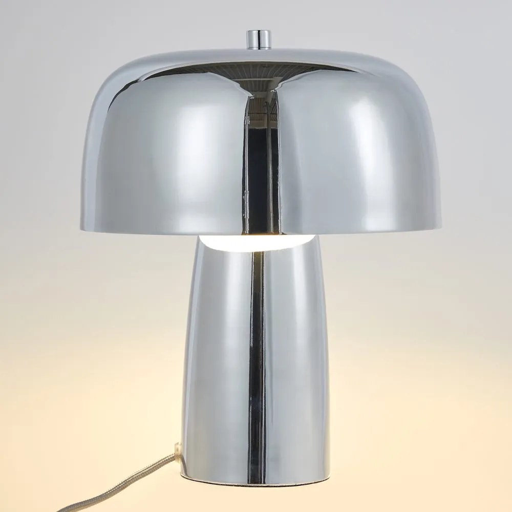 LOOMY Stolná lampa - strieborná