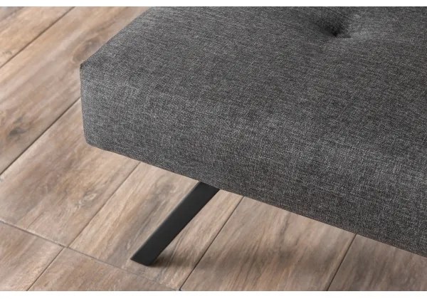 Dvojmiestna pohovka LOKO tmavosivá