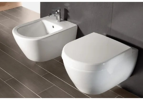 Villeroy & Boch 540000R1 - Závesný bidet SUBWAY 2.0 37x56,5 cm keramika/biela