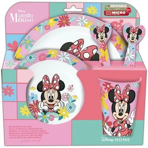 Stor 5-dielna sada plastového riadu Minnie