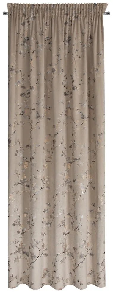 ZATEMŇOVACÍ ZÁVES NA PÁSKE SELENA 140X270 CM VZOROVANÁ