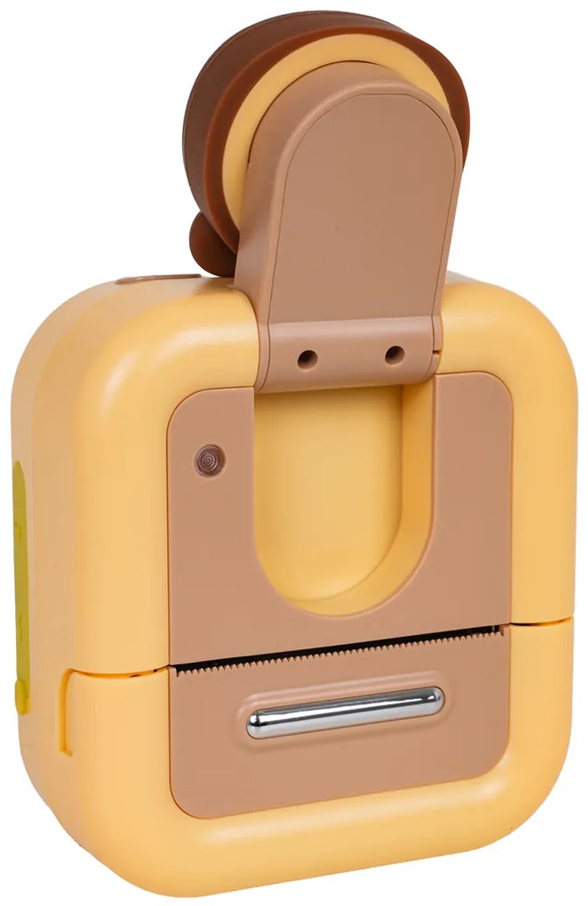 Detský fotoaparát s tlačiarňou – Medveď alebo Kačka + fixky a nálepky Tvar: Kačka