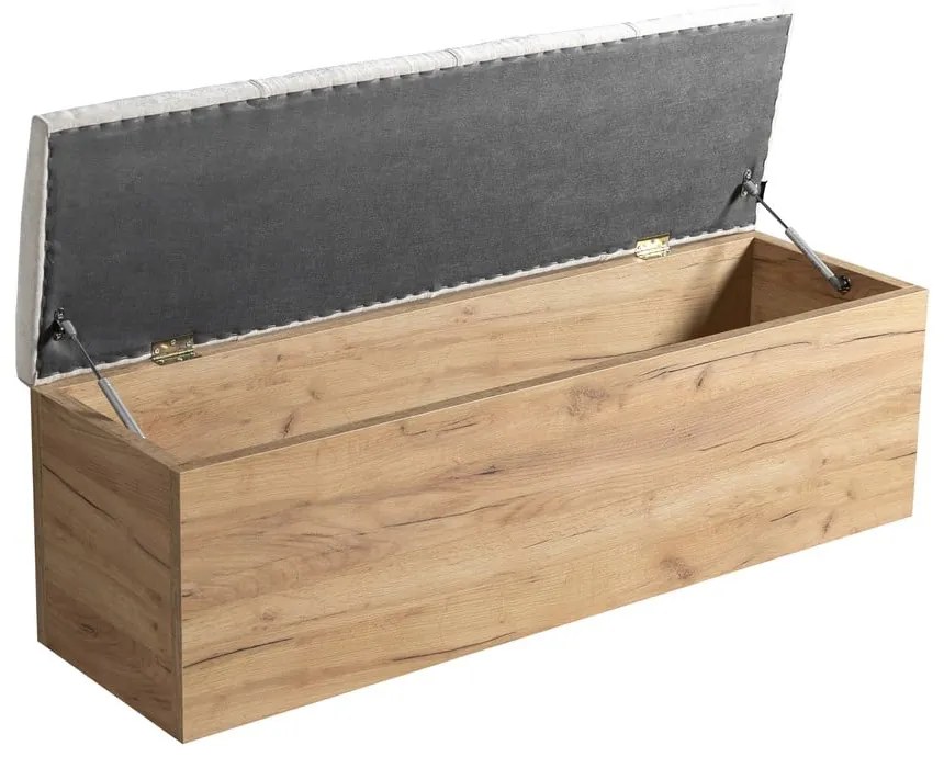 Lavica vo svetlosivej a prírodnej farbe Kumo – Bobochic Paris