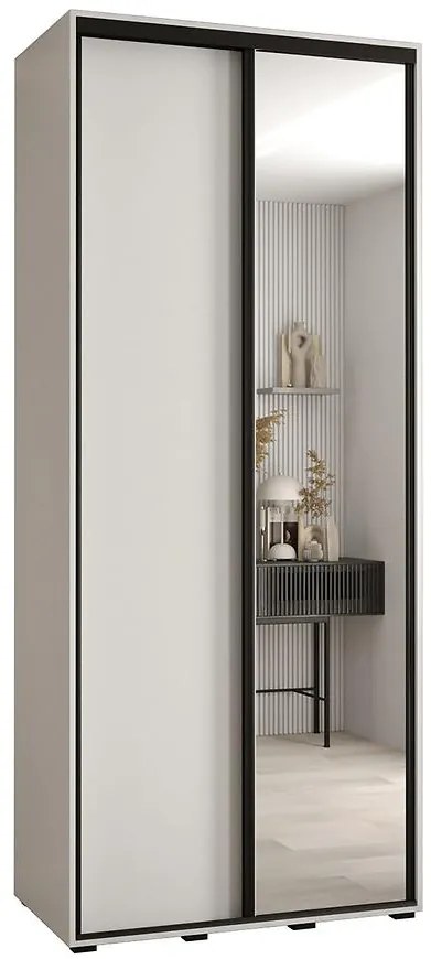 Skriňa 45 Canaris 3 140 biela/čierna