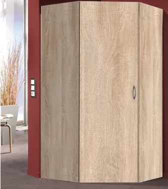 Rohová skriňa Multiraum, 80 cm, dub sonoma%