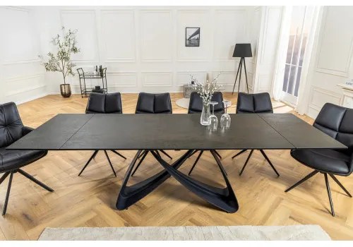 Rozkladací jedálenský stôl Infinity 45182 180/220/260 x 90cm Rust black Ceramik - Komfort-nábytok