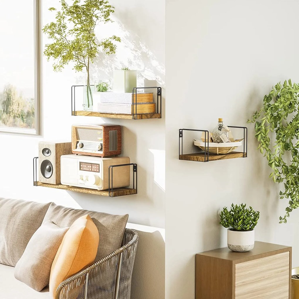 Dekorstudio Sada drevených poličiek LOFT 322181