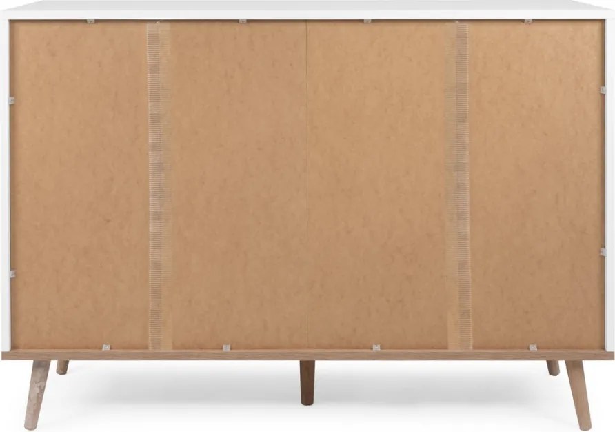 Komoda se 6 zásuvkami Göteborg, bílá/dub sonoma