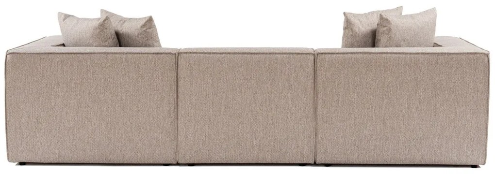 Třímístná pohovka Sora 325 cm pískově béžová