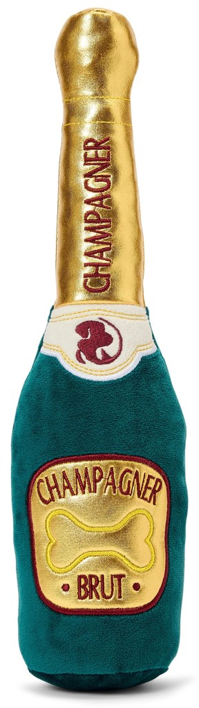 Plyšová hračka pre psov »Champagnerflasche«