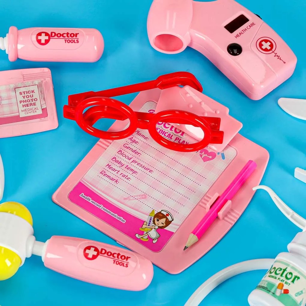 KIK Lekársky kufor sada malý lekár zvuk 35 prvkov