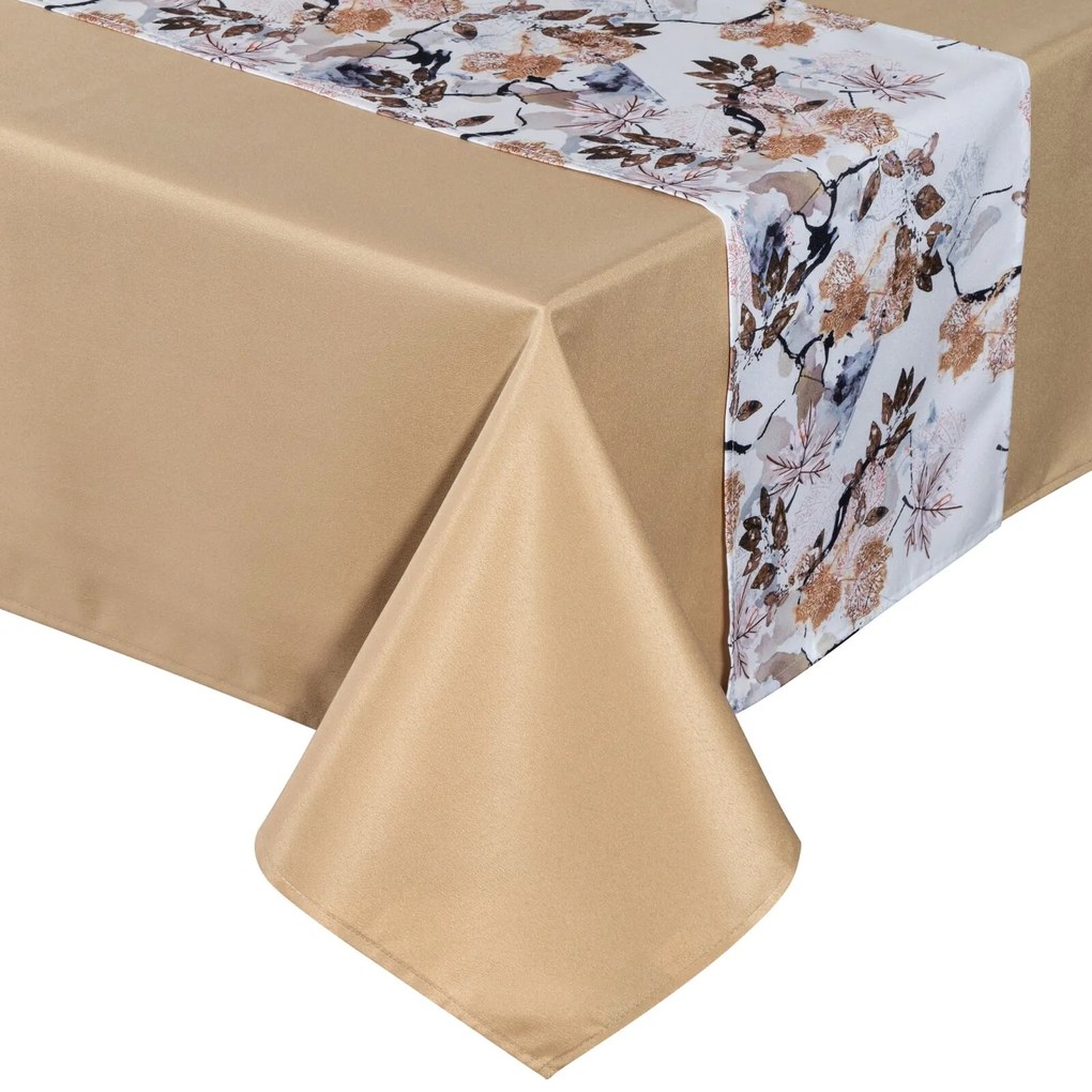 OBRUS ANITA5 SADA 140X220 CM, 33X220 CM VZOROVANÝ