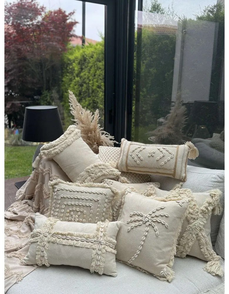 Bavlnená obliečka na vankúš 43x43 cm Seashells – Mioli Decor