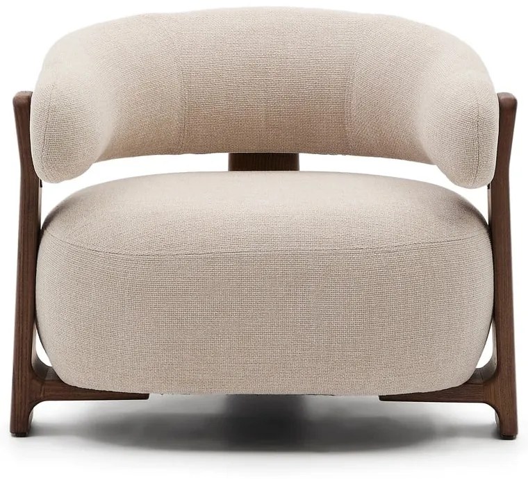 Béžové ženilkové kreslo Granite – Kave Home