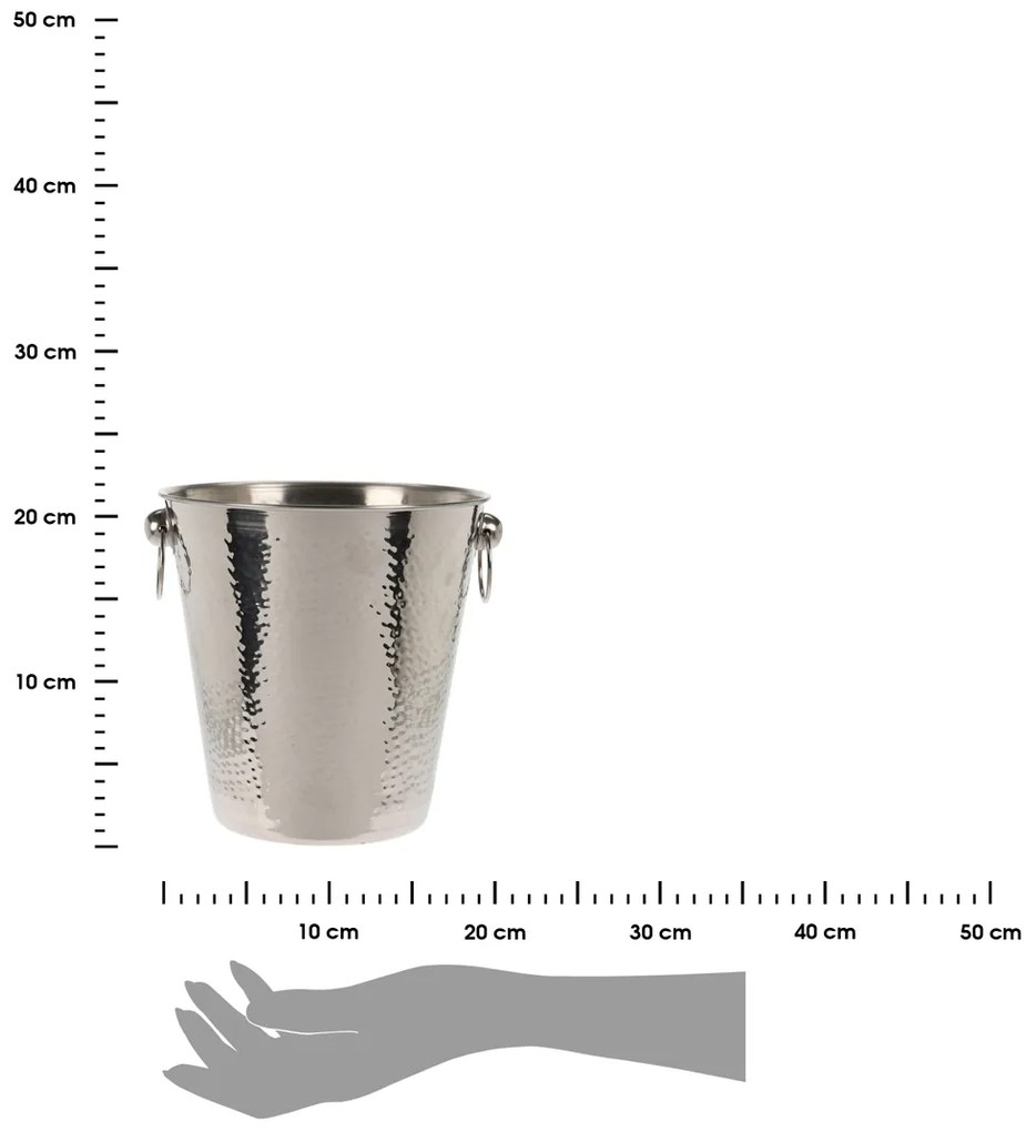 Vedro na ľad Silvia, 21x21 cm