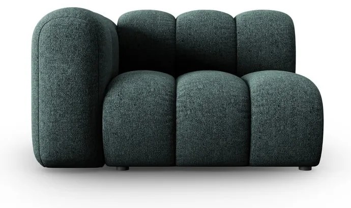 Tyrkysovomodrý modul pohovky (ľavý roh) Lupine – Micadoni Home