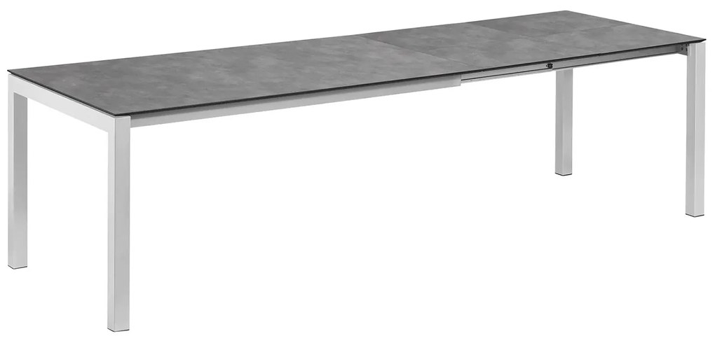 Cubic HPL rozťahovací stôl strieborný/antracit 160-220-280 cm