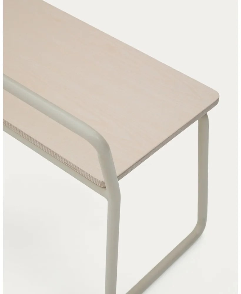 Béžová/v prírodnej farbe lavica Tinn – Kave Home