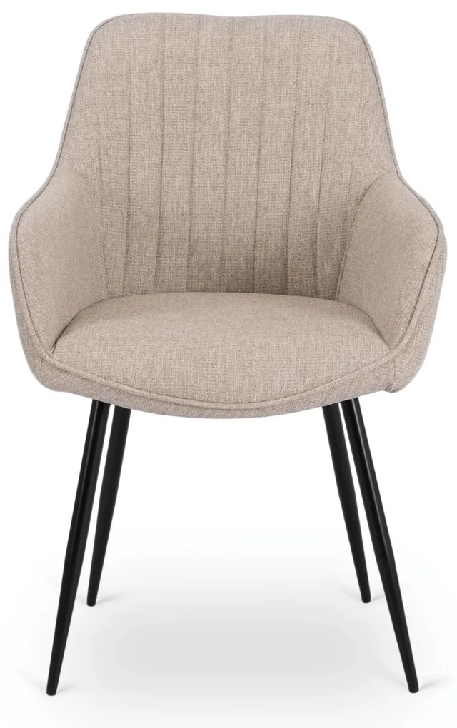 PROXIMA.store - Čalúnená jedálenska stolička MALAGA FARBA: sivá