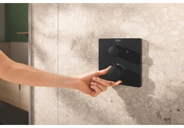 GROHE 348822430 - Sprchový set PRECISION 250 × 250 mm čierny