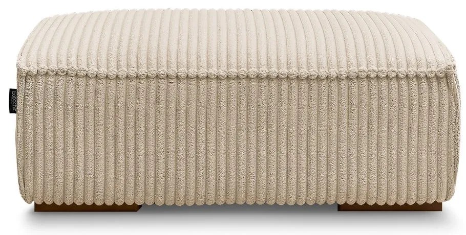 Svetlohnedá menčestrová podnožka Chelsea – Bobochic Paris