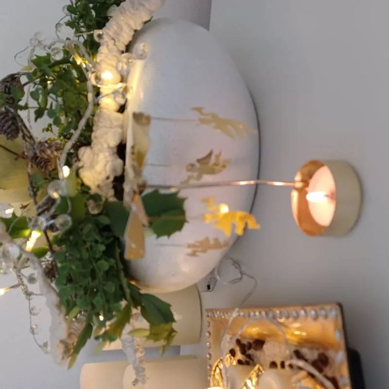 DECOLED Anjelské zvonenie, 8 x 13 cm, anjeli, zlato