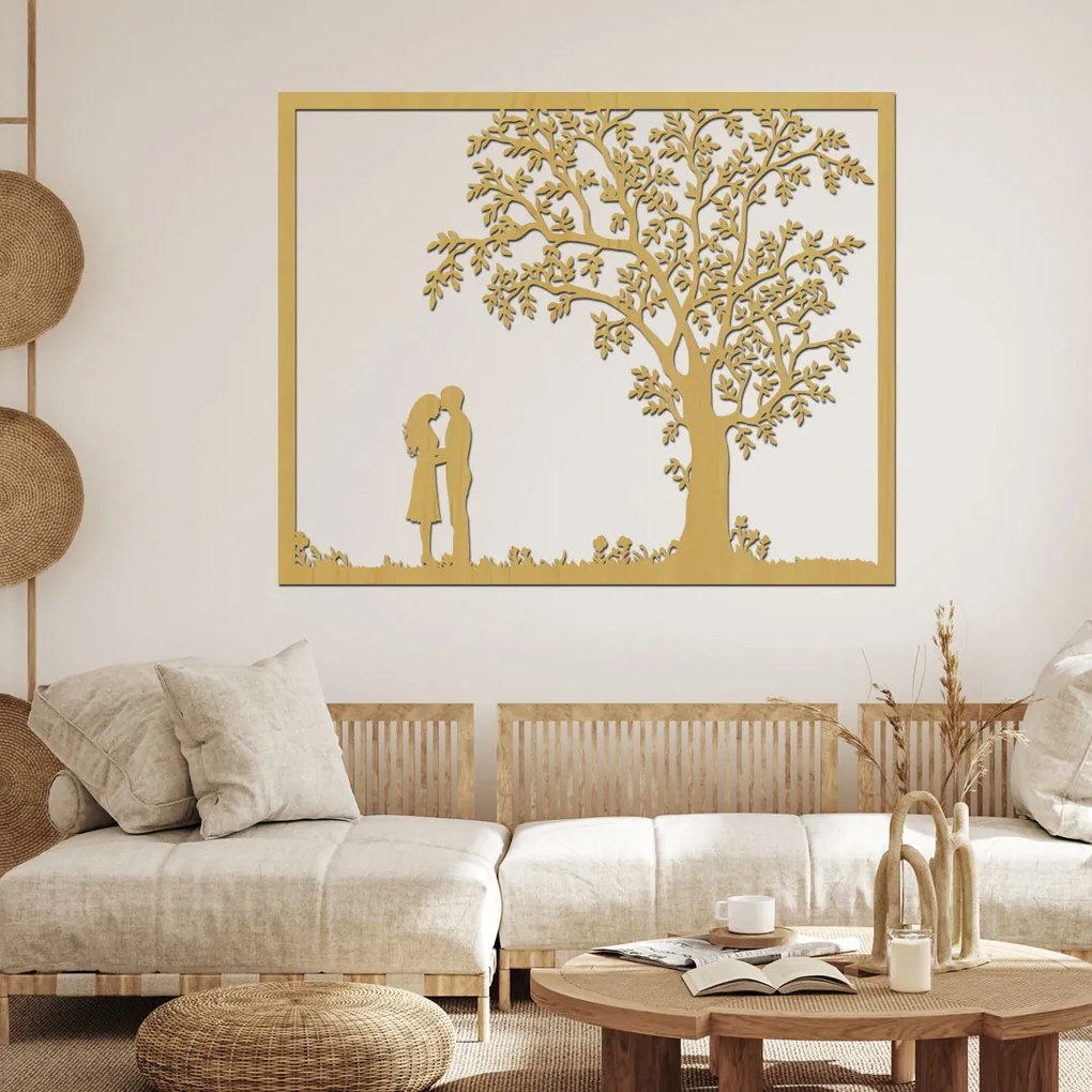 drevo zivota Drevený strom na stenu SÚZNENIE Farebný vzor: Čerešňa, Rozmery (cm): 40x32