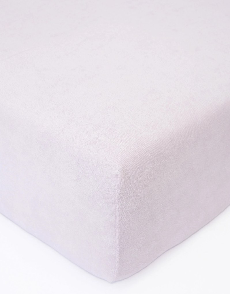 Froté plachta do postieľky 70 × 140 cm - lila