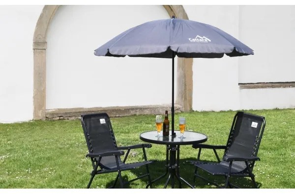 Záhradný stôl pr. 70 cm čierna