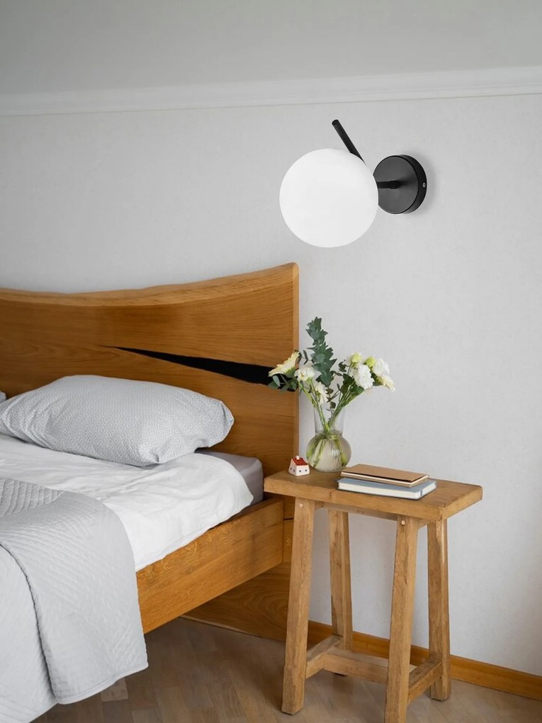 Toolight Toolight, nástenné svietidlo 1xE27, G099-1W, čierna, OSW-09724