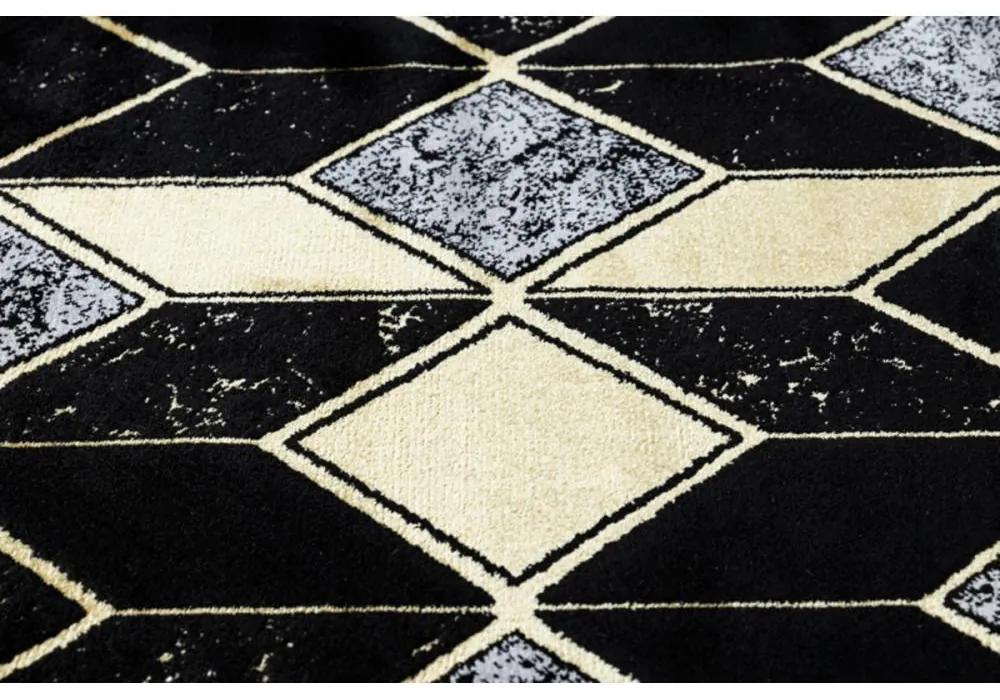 Kusový koberec  Jón čierny 2 kruh 120cm